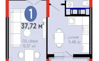 Продажа 1-комнатной квартиры, 38 м², пр. Улы Дала, дом  14 стр - Продажа  однокомнатных квартир в новостройках Астаны без посредников