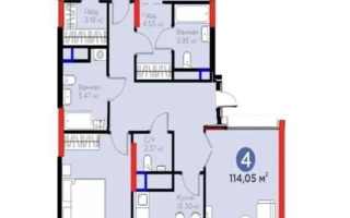 Продажа 4-комнатной квартиры, 114 м² - Продажа недвижимости в Казахстане - страница 5