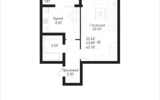 Продажа 1-комнатной квартиры, 45 м², ул. Байтурсынова, дом  16 стр - Продажа  однокомнатных квартир в Астане с фото