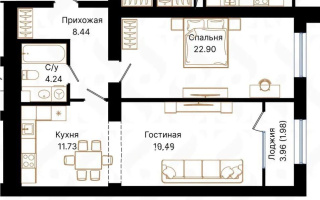 Продажа 2-комнатной квартиры, 68 м², ул. Панфилова, дом  85 - Продажа  двухкомнатных квартир в Астане с фото
