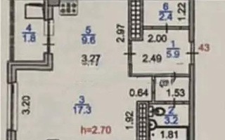 Продажа 1-комнатной квартиры, 40.2 м², ул. Есенова, дом  160/3 - Продажа квартир в Алматы