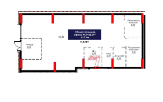 Продажа помещения, 88 м² - Продажа офисных и торговых помещений в Астане