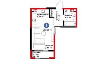 Продажа 1-комнатной квартиры, 28.61 м² - Продажа однокомнатных квартир в Алматы - страница 3