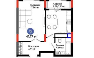 Продажа 1-комнатной квартиры, 41.17 м² - Продажа квартир в Астане - страница 5
