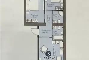 Продажа 3-комнатной квартиры, 68 м², ул. Кургальжинское шоссе, дом  24/2 - Продажа квартир в Казахстане