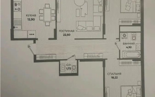 Продажа 3-комнатной квартиры, 90.74 м², пр. Туран, дом  39 стр - Продажа  трехкомнатных квартир в новостройках Астаны с фото