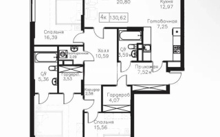 Продажа 4-комнатной квартиры, 130.62 м², пр. Мангилик Ел, дом  63/1 - Продажа  четырехкомнатных квартир в новостройках Астаны без посредников