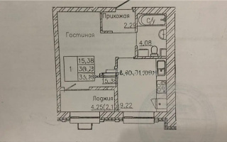 Продажа 1-комнатной квартиры, 33.1 м², ул. Тынышбайулы, дом  10 - Продажа квартир в новостройках Астаны без посредников