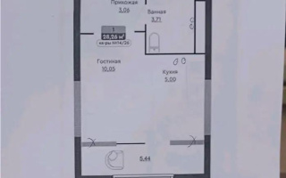 Продажа 1-комнатной квартиры, 28.31 м² - Продажа  однокомнатных квартир в новостройках Алматы - страница 26