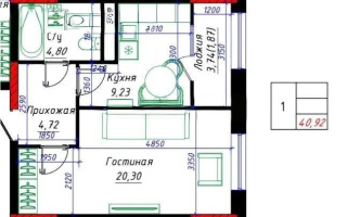 Продажа 1-комнатной квартиры, 41 м² - Продажа квартир в р-не Есиль Астаны - страница 6