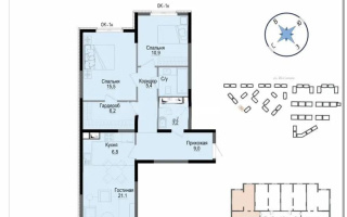 Продажа 3-комнатной квартиры, 82.7 м², ул. Жандосова, дом  94а - Продажа квартир в Алматы без посредников