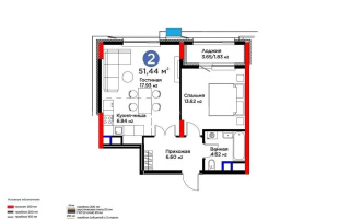 Продажа 2-комнатной квартиры, 51.44 м² - Продажа двухкомнатных квартир от собственников в Казахстане - страница 3