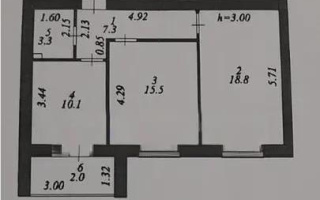 Продажа 2-комнатной квартиры, 59 м², ул. А-52, дом  6 - Продажа квартир в Казахстане