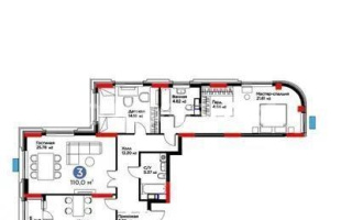 Продажа 3-комнатной квартиры, 110 м², ул. Рыскулова, дом  9 стр - Продажа  трехкомнатных квартир в новостройках Астаны