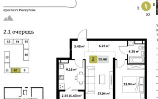Продажа 2-комнатной квартиры, 56 м² - Продажа квартир в Турксибском р-не Алматы - страница 3