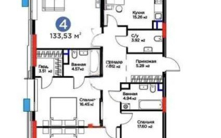 Продажа 4-комнатной квартиры, 133.53 м² - Продажа четырехкомнатных квартир в Астане - страница 2