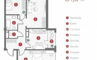 Продажа 3-комнатной квартиры, 81.3 м² - Продажа трехкомнатных квартир от собственников в Казахстане - страница 26