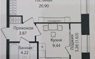 Продажа 1-комнатной квартиры, 40.06 м² - Продажа квартир в р-не Сарыарка Астаны - страница 2
