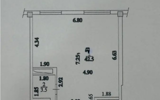 Продажа 1-комнатной квартиры, 42 м², мкр-н 20, дом  46/3 - Продажа  однокомнатных квартир в новостройках Алматы с фото