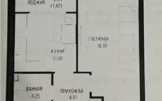 Продажа 1-комнатной квартиры, 38.78 м², ул. Серкебаева, дом  49 - Продажа квартир в Астане с фото