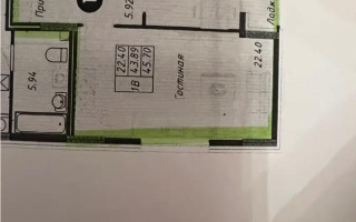 Продажа 1-комнатной квартиры, 45.7 м², ул. Байтурсынова, дом  16 стр - Продажа  однокомнатных квартир в Астане