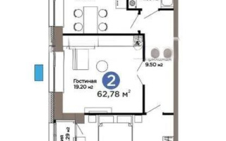 Продажа 2-комнатной квартиры, 62.78 м², ул. Рыскулова, дом  18/5 - Продажа квартир в Астане без посредников