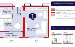 Продажа 1-комнатной квартиры, 34.53 м² - Продажа однокомнатных квартир в Казахстане - страница 23