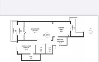 Продажа 3-комнатной квартиры, 121.1 м², пр. Аль-Фараби, дом  69а - Продажа квартир в Казахстане