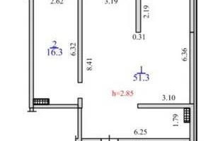 Продажа 2-комнатной квартиры, 69 м², пр. Рыскулова, дом  103/7 стр - Продажа квартир в Алматы