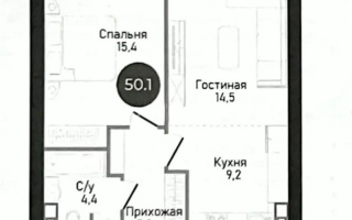 Продажа 2-комнатной квартиры, 50.1 м², ул. Нурмагамбетова, дом  71 - Продажа квартир в новостройках Алматы без посредников
