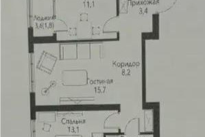 Продажа 2-комнатной квартиры, 57.1 м², ул. Рыскулова, дом  2б/1 - Продажа  двухкомнатных квартир в новостройках Алматы