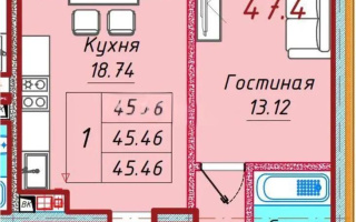Продажа 1-комнатной квартиры, 47.4 м², мкр-н Кайрат, дом  135/4 - Продажа квартир в новостройках Алматы