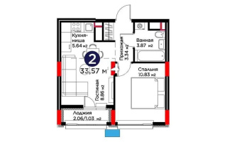 Продажа 2-комнатной квартиры, 33.57 м² - Продажа двухкомнатных квартир в блочном доме в Астане - страница 2