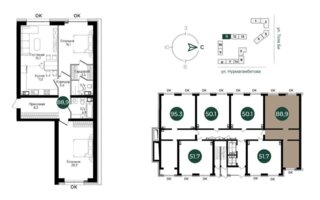 Продажа 3-комнатной квартиры, 90 м²