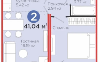 Продажа 2-комнатной квартиры, 41 м², ул. Нурмагамбетова, дом  17 стр - Продажа квартир в Казахстане