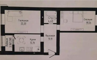 Продажа 2-комнатной квартиры, 70.63 м², ул. Таттимбета, дом  9 стр - Продажа  двухкомнатных квартир в Астане с фото