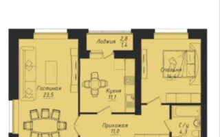 Продажа 2-комнатной квартиры, 65.7 м² - Продажа квартир в Астане