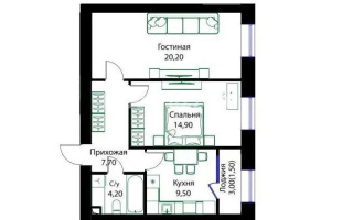 Продажа 2-комнатной квартиры, 58 м², ул. Жошы хана, дом  12/3 - Продажа  двухкомнатных квартир в Астане с фото