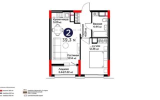 Продажа 1-комнатной квартиры, 39 м² - Продажа однокомнатных квартир в Астане - страница 15
