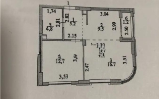 Продажа 2-комнатной квартиры, 50.1 м², пр. Мангилик Ел, дом  61 - Продажа  двухкомнатных квартир в новостройках Астаны без посредников