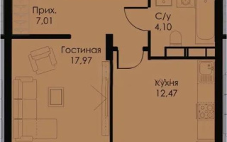Продажа 1-комнатной квартиры, 43.5 м², ул. Сыганак, дом  22/1 - Продажа  однокомнатных квартир в Астане