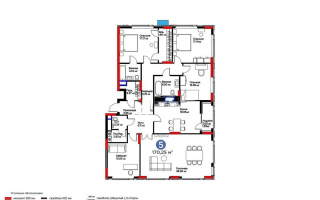 Продажа 5-комнатной квартиры, 170 м², ул. Кунаева, дом  3 стр - Продажа  пятикомнатных квартир в новостройках Астаны