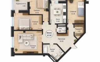 Продажа 4-комнатной квартиры, 111 м² - Продажа квартир в Казахстане - страница 233