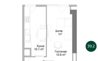 Продажа 1-комнатной квартиры, 39.2 м², пр. Суюнбая, дом  15в - Продажа квартир в Алматы
