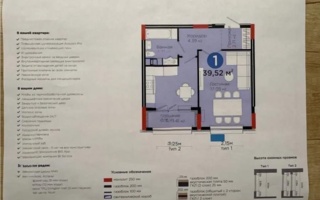Продажа 1-комнатной квартиры, 39.52 м² - Продажа однокомнатных квартир в монолитном доме в Казахстане