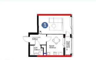 Продажа 1-комнатной квартиры, 38.6 м², ул. Жошы хана, дом  10 - Продажа квартир в Астане с фото