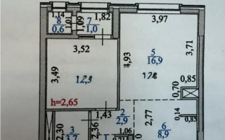 Продажа 2-комнатной квартиры, 48.2 м², ул. Нажимеденова, дом  4/1 - Продажа квартир в Астане без посредников