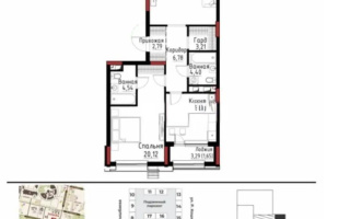 Продажа 2-комнатной квартиры, 76.99 м², пр. Мангилик Ел, дом  63/1 - Продажа  двухкомнатных квартир в Астане с фото