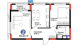 Продажа 2-комнатной квартиры, 57 м² - Продажа квартир в р-не Есиль Астаны - страница 14