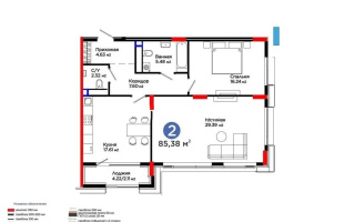 Продажа 2-комнатной квартиры, 85 м² - Продажа двухкомнатных квартир от собственников в Астане - страница 51